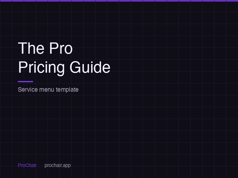 Pricing Guide Template