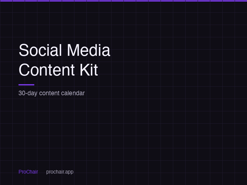 Social Media Content Kit